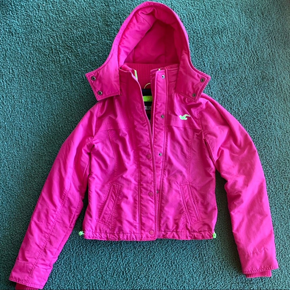 Pink Hollister Winter Jacket